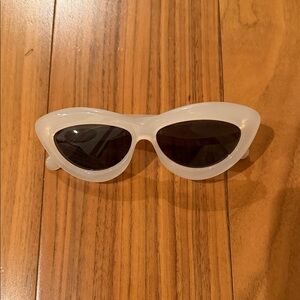 Loewe White Cat-Eye Sunglasses